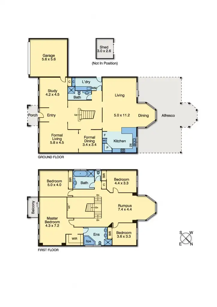 Floorplan of Homely house listing, 2 Harmony Rise, Mornington VIC 3931