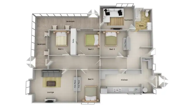 Floorplan of Homely house listing, 313 Great Western Highway, Lawson NSW 2783