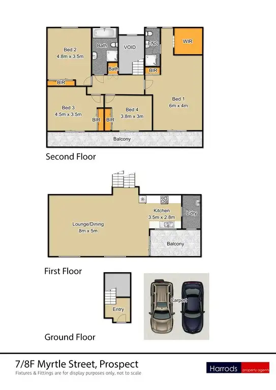 Floorplan of Homely apartment listing, 7/8F Myrtle Street, Prospect NSW 2148