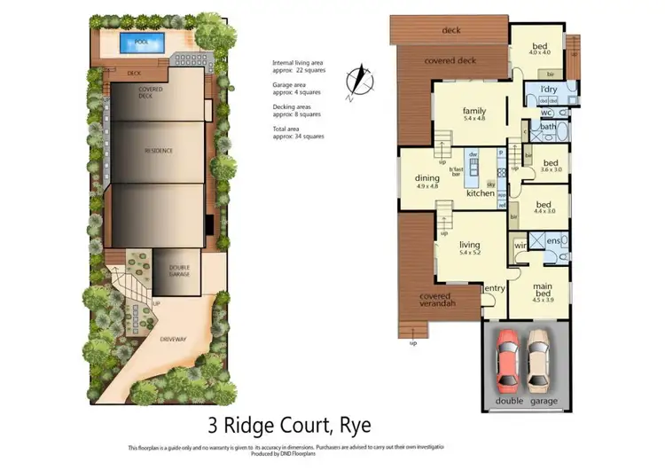 Floorplan of Homely house listing, 3 Ridge Court, Rye VIC 3941