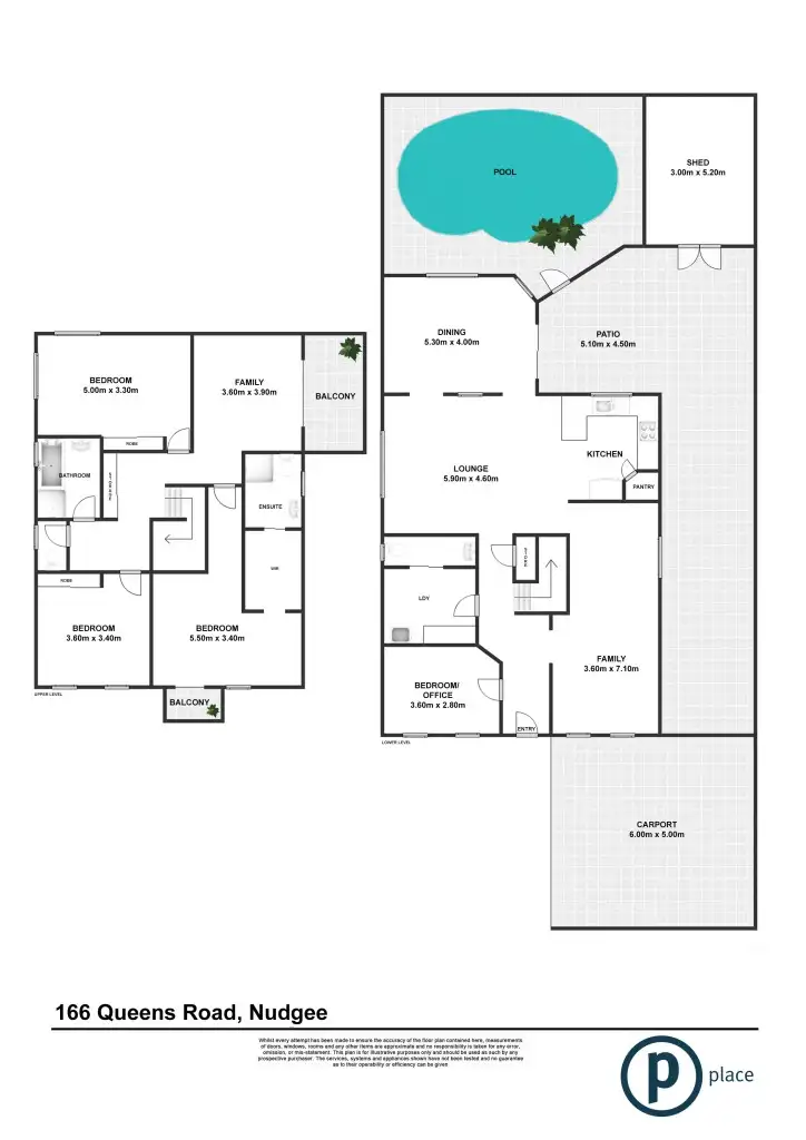 Floorplan of Homely house listing, 166 Queens Road, Nudgee QLD 4014