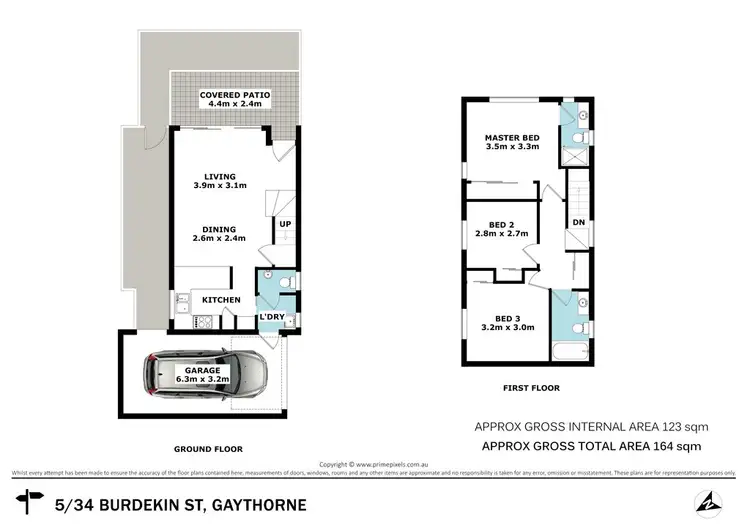 Floorplan of Homely townhouse listing, 5/34 Burdekin Street, Gaythorne QLD 4051