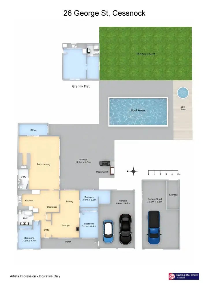 Floorplan of Homely house listing, 26 George Street, Cessnock NSW 2325