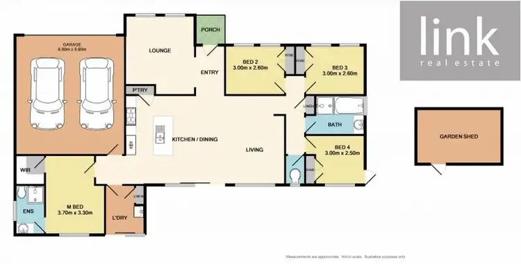Floorplan of Homely house listing, 17 Honeyeater Circuit, Thurgoona NSW 2640