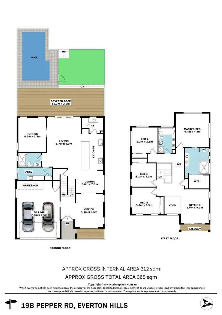 Floorplan of Homely house listing, 19b Pepper Road, Everton Hills QLD 4053