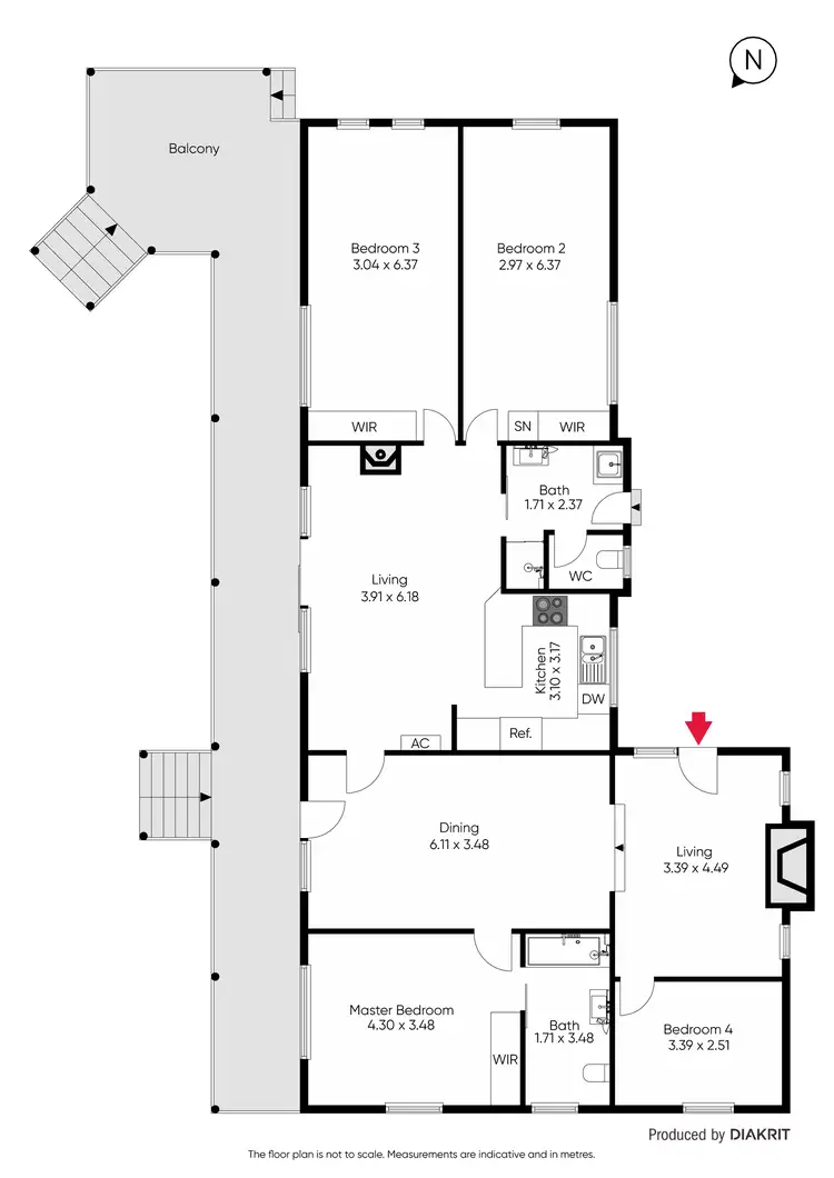 Floorplan of Homely house listing, 71 Woolnoughs Road, Porcupine Ridge VIC 3461