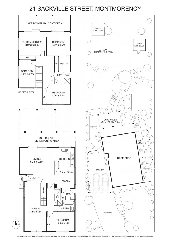 Floorplan of Homely house listing, 21 Sackville Street, Montmorency VIC 3094
