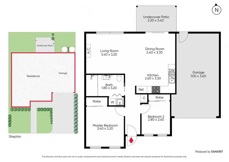 Floorplan of Homely unit listing, 2/57 Wingara Drive, Capel Sound VIC 3940