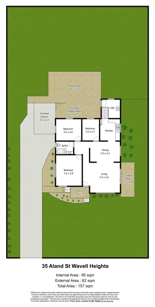 Floorplan of Homely house listing, 35 Aland Street, Wavell Heights QLD 4012