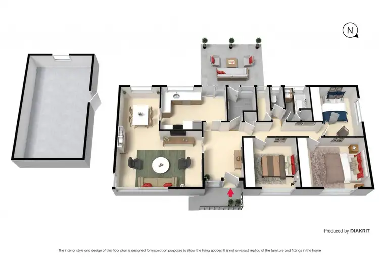 Floorplan of Homely house listing, 1 Greeney Street, Altona VIC 3018