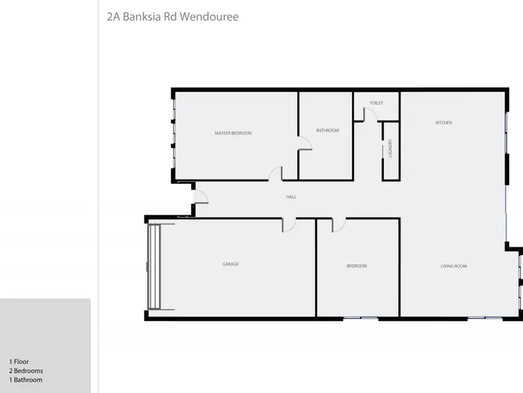 Floorplan of Homely house listing, 2A Banksia Road, Wendouree VIC 3355