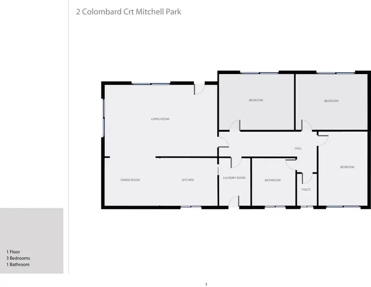 Floorplan of Homely house listing, 2 Colombard Court, Wendouree VIC 3355