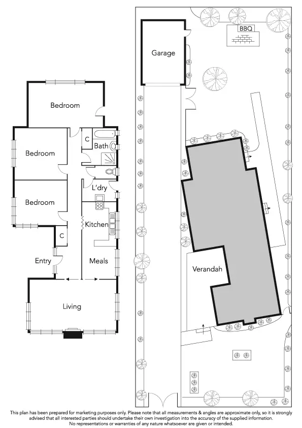 Floorplan of Homely house listing, 625 South Road, Bentleigh East VIC 3165