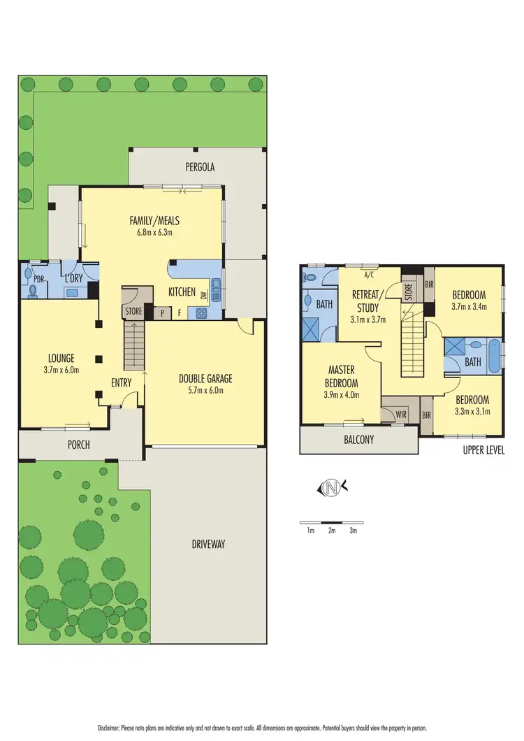 Floorplan of Homely townhouse listing, 3 Stringyleaf Grove, Mitcham VIC 3132