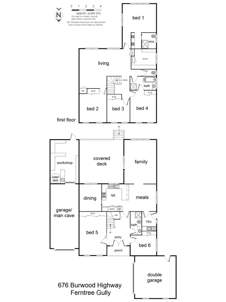 Floorplan of Homely house listing, 676 Burwood Highway, Ferntree Gully VIC 3156