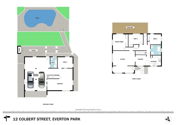 Floorplan of Homely house listing, 12 Colbert Street, Everton Park QLD 4053
