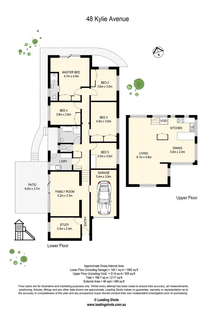 Floorplan of Homely house listing, 48 Kylie Avenue, Ferny Hills QLD 4055