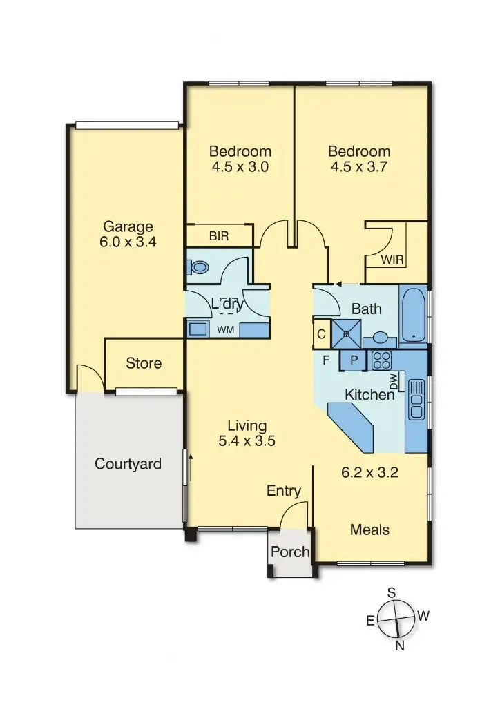 Floorplan of Homely unit listing, 5/90 Bentons Road, Mount Martha VIC 3934