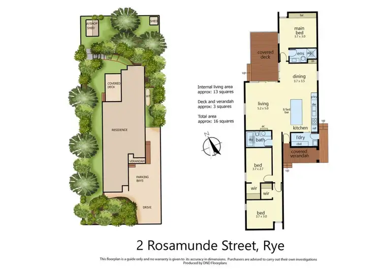 Floorplan of Homely house listing, 2 Rosamunde Street, Rye VIC 3941