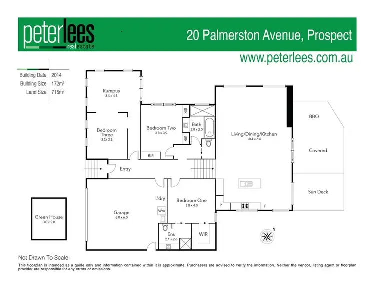 Floorplan of Homely house listing, 20 Palmerston Avenue, Prospect TAS 7250
