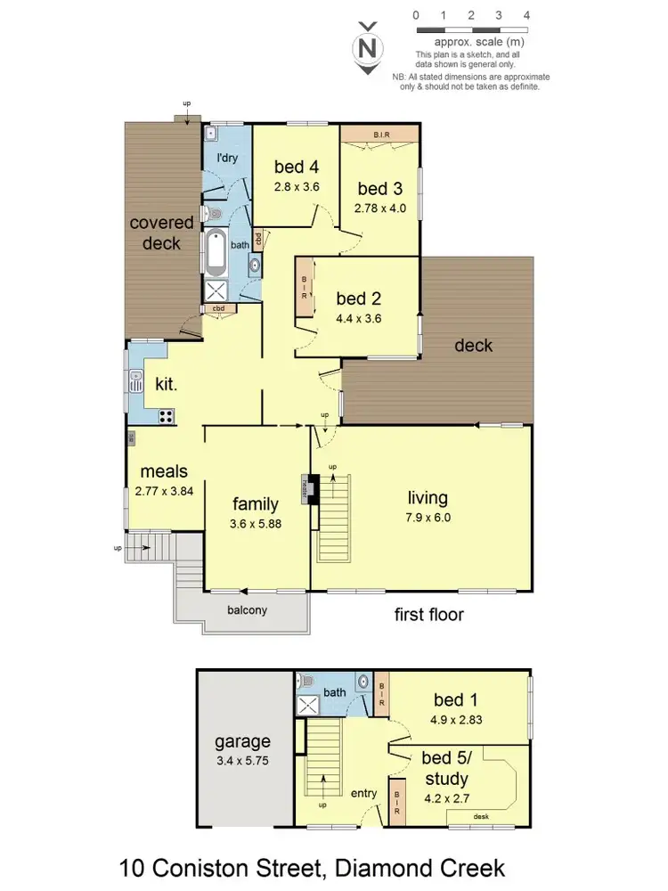 Floorplan of Homely house listing, 10 Coniston Street, Diamond Creek VIC 3089