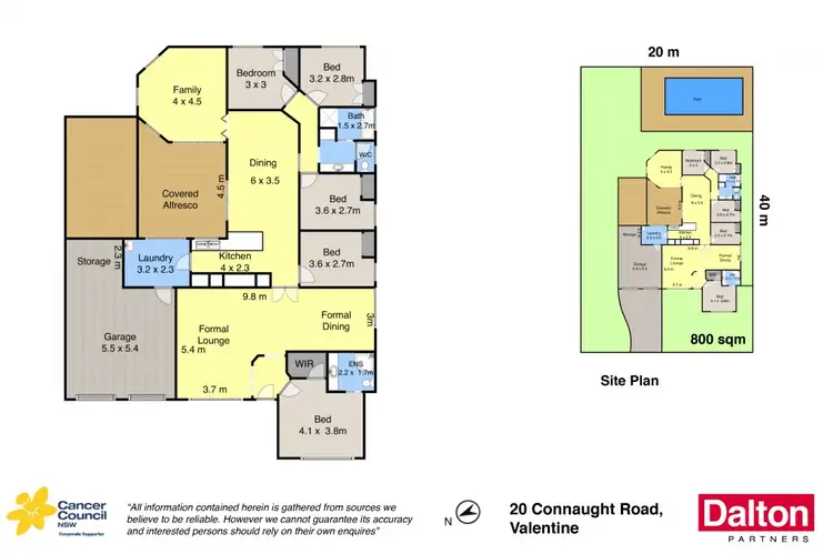 Floorplan of Homely house listing, 20 Connaught Road, Valentine NSW 2280