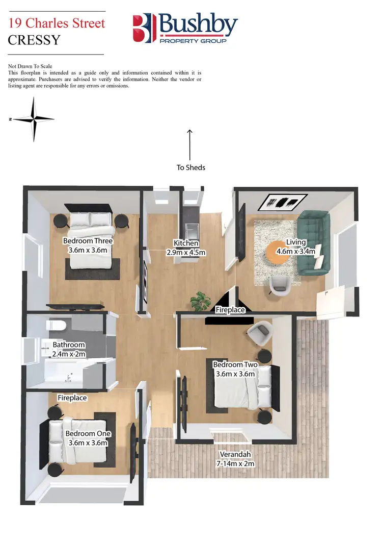 Floorplan of Homely house listing, 19 Charles Street, Cressy TAS 7302
