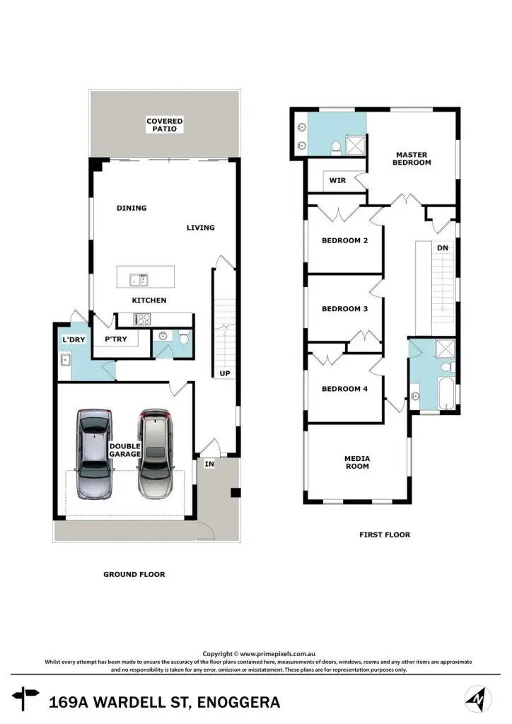 Floorplan of Homely house listing, 169A Wardell Street, Enoggera QLD 4051