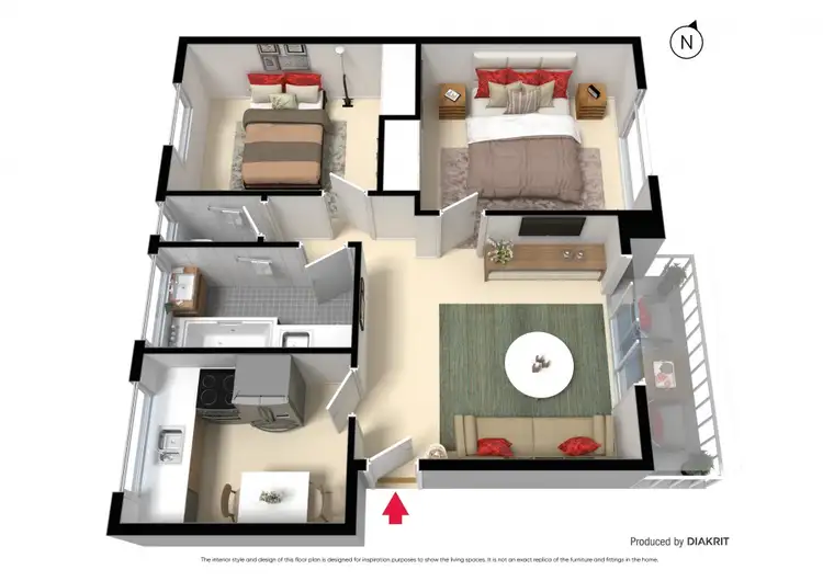 Floorplan of Homely apartment listing, 9/3-5 Robin Street, Altona VIC 3018