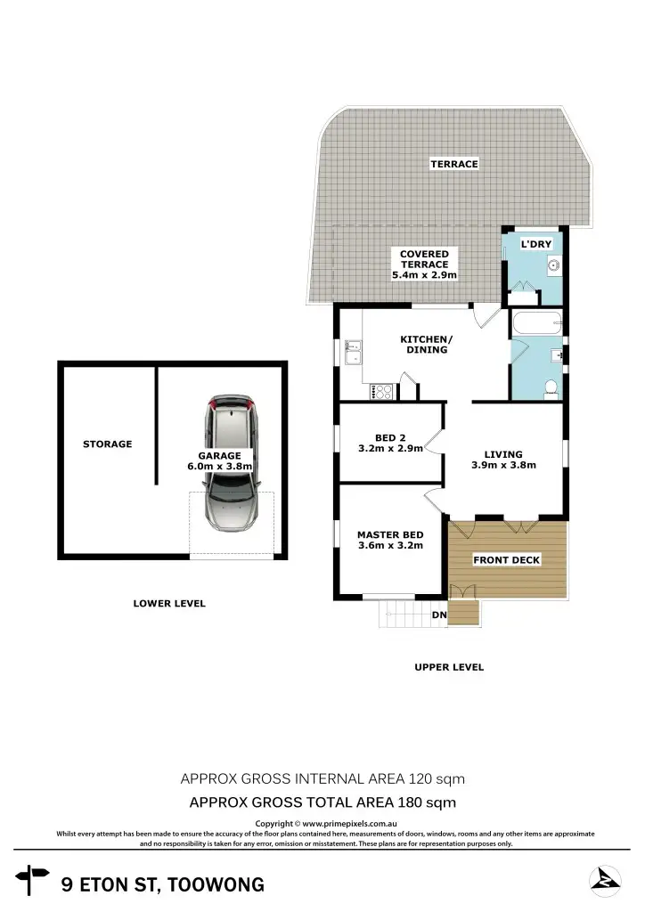 Floorplan of Homely house listing, 9 Eton Street, Toowong QLD 4066