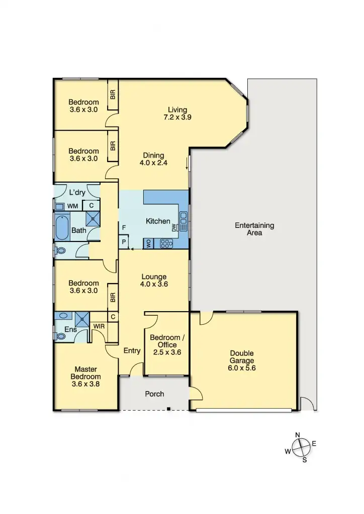 Floorplan of Homely house listing, 13 Victoria Crescent, Safety Beach VIC 3936