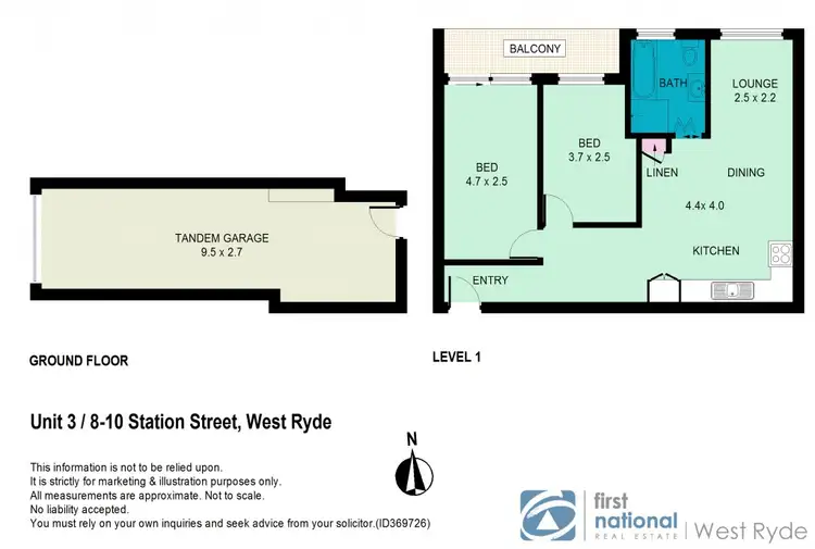 Floorplan of Homely unit listing, 3/8-10 Station Street, West Ryde NSW 2114