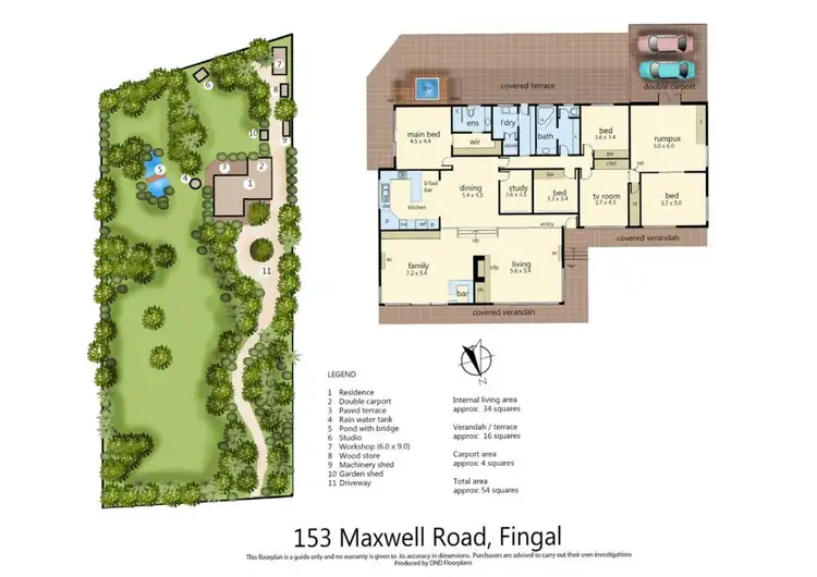 Floorplan of Homely house listing, 153 Maxwell Road, Fingal VIC 3939
