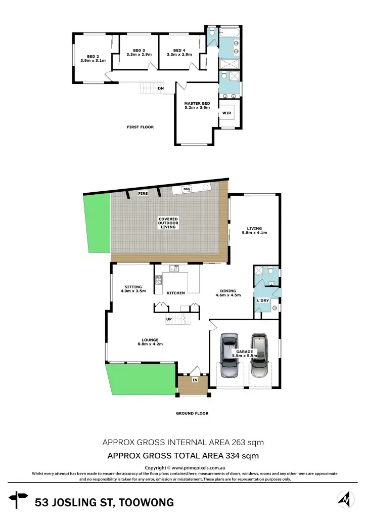 Floorplan of Homely house listing, 53 Josling Street, Toowong QLD 4066
