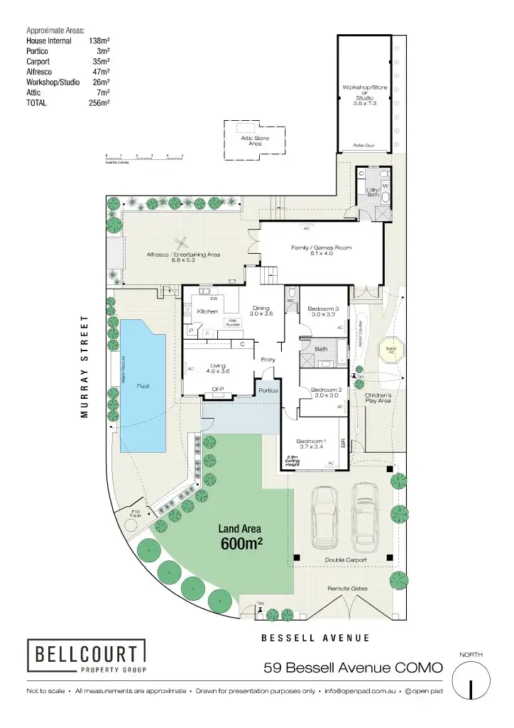 Floorplan of Homely house listing, 59 Bessell Avenue, Como WA 6152