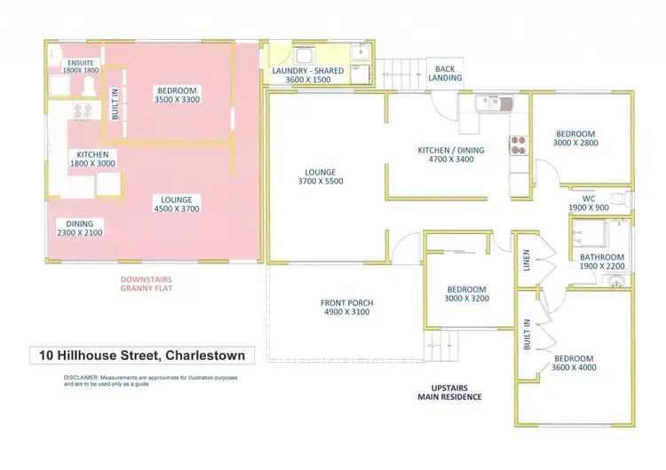 Floorplan of Homely house listing, 10 Hillhouse Street, Charlestown NSW 2290