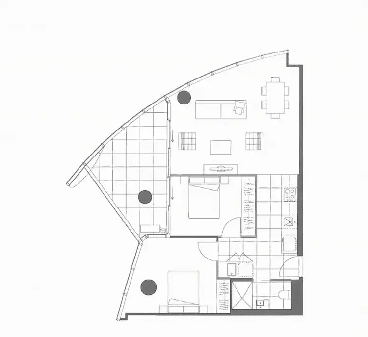 Floorplan of Homely apartment listing, 904/35 Malcolm Street, South Yarra VIC 3141
