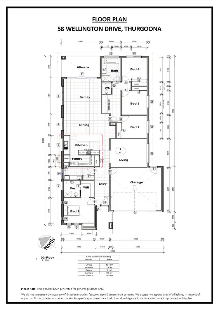 Floorplan of Homely house listing, 58 Wellington Drive, Thurgoona NSW 2640