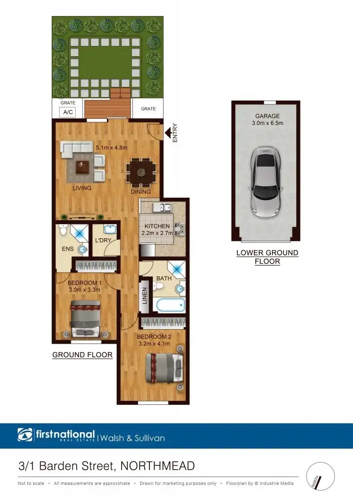 Floorplan of Homely apartment listing, 3/1 Barden Street, Northmead NSW 2152
