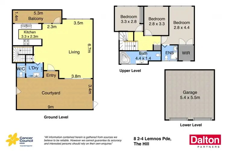 Floorplan of Homely townhouse listing, 8/2-4 Lemnos Parade, The Hill NSW 2300