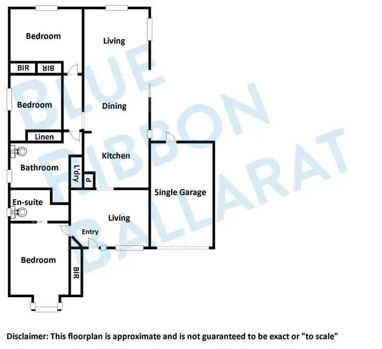 Floorplan of Homely house listing, 202 Brougham Street, Soldiers Hill VIC 3350