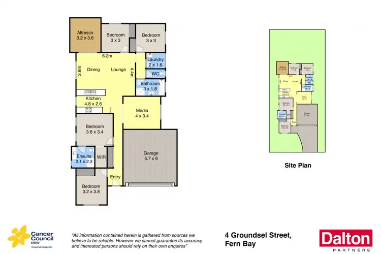 Floorplan of Homely house listing, 4 Groundsel Street, Fern Bay NSW 2295