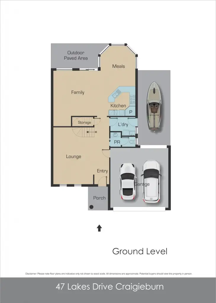 Floorplan of Homely house listing, 47 Lakes Drive, Craigieburn VIC 3064