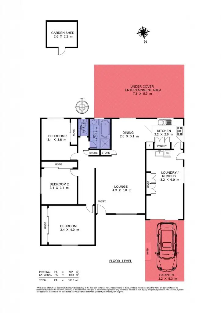 Floorplan of Homely house listing, 7 Hakea Street, Everton Hills QLD 4053