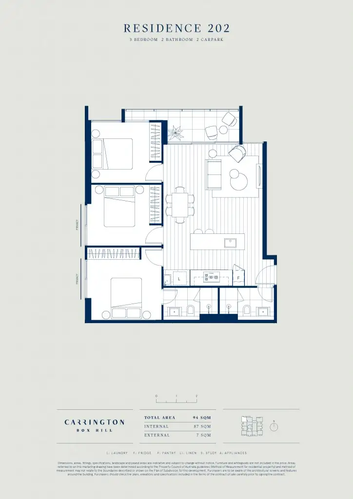 Floorplan of Homely land listing, 202, LOT 202, 111 Carrington Rd, Box Hill VIC 3128
