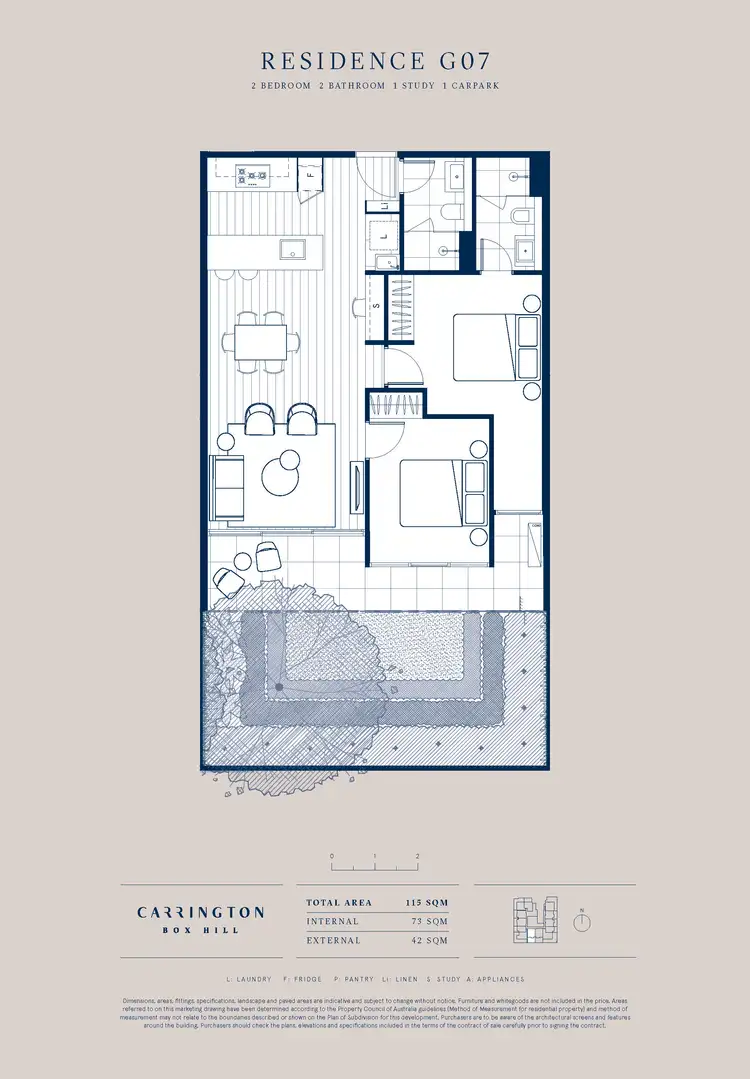 Floorplan of Homely land listing, G07, LOT G07, 111 Carrington Road, Box Hill VIC 3128
