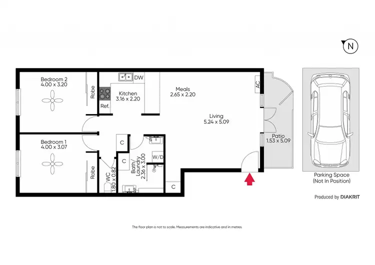 Floorplan of Homely apartment listing, 5/1495 Malvern Road, Glen Iris VIC 3146
