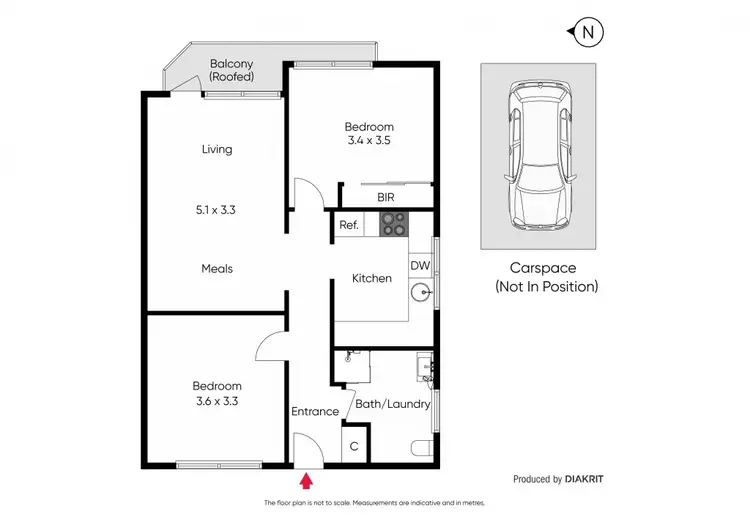 Floorplan of Homely apartment listing, 6/17 Belmont Avenue, Glen Iris VIC 3146