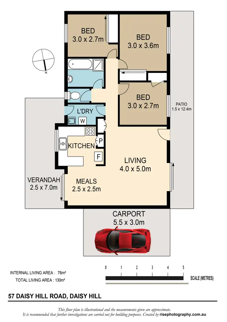Floorplan of Homely house listing, 57 Daisy Hill Road, Daisy Hill QLD 4127