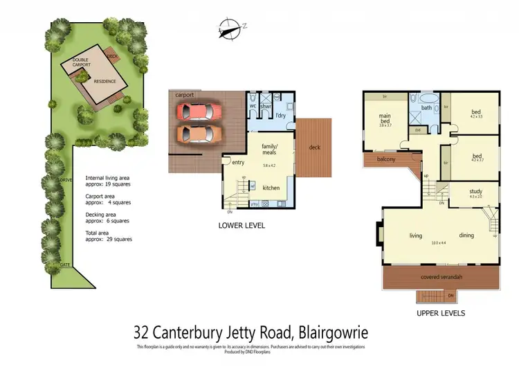 Floorplan of Homely house listing, 32 Canterbury Jetty Road, Blairgowrie VIC 3942
